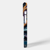Dragon Eye Modern Abstracte geometrische fractale Case-Mate iPhone Case (Achterkant / Links)