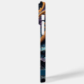 Dragon Eye Modern Abstracte geometrische fractale Case-Mate iPhone Case (Achterkant / Links)