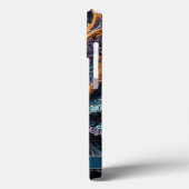Dragon Eye Modern Abstracte geometrische fractale Case-Mate iPhone Case (Achterkant / Links)