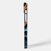 Dragon Eye Modern Abstracte geometrische fractale  Case-Mate iPhone Case (Achterkant / Links)