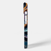 Dragon Eye Modern Abstracte geometrische fractale Case-Mate iPhone Case (Achterkant / Links)