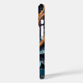 Dragon Eye Modern Abstracte geometrische fractale  Case-Mate iPhone Case (Achterkant / Links)