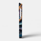 Dragon Eye Modern Abstracte geometrische fractale Case-Mate iPhone Case (Achterkant / Links)