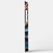 Dragon Eye Modern Abstracte geometrische fractale Case-Mate iPhone Case (Achterkant / Links)