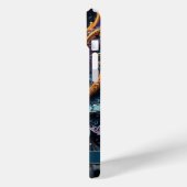 Dragon Eye Modern Abstracte geometrische fractale Case-Mate iPhone Case (Achterkant / Links)