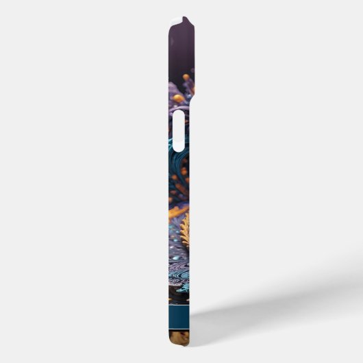 Dragon Eye Modern Abstracte geometrische fractale Case-Mate iPhone Case (Achterkant / Rechts)