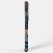 Dragon Eye Modern Abstracte geometrische fractale Samsung Galaxy Hoesje (Rechterkant)