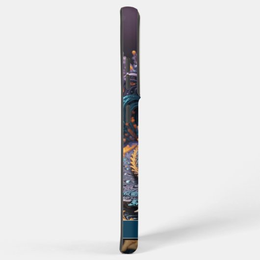 Dragon Eye Modern Abstracte geometrische fractale  Samsung Galaxy Hoesje (Rechterkant)