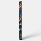 Dragon Eye Modern Abstracte geometrische fractale Samsung Galaxy Hoesje (Linkerkant)