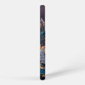 Dragon Eye Modern Abstracte geometrische fractale  Samsung Galaxy Hoesje (Rechterkant)