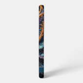 Dragon Eye Modern Abstracte geometrische fractale  Samsung Galaxy Hoesje (Linkerkant)