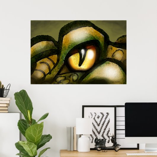 Dragon Eye Poster (Thuiskantoor)