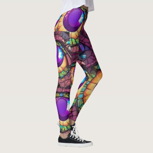 Dragon Eyes3 Leggings (Rechts)