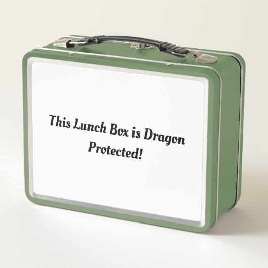 Dragon Face Metal Lunchbox (Achterkant)