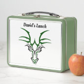 Dragon Face Metal Lunchbox (In situ)