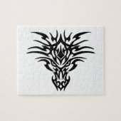 Dragon Face Tattoo Legpuzzel (Horizontaal)