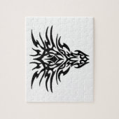 Dragon Face Tattoo Legpuzzel (Verticaal)