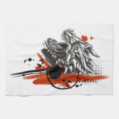 Dragon Face Trash Polka Theedoek (Horizontaal)