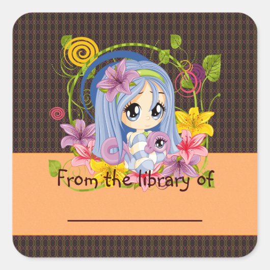 Dragon Fae Book Label (Voorkant)