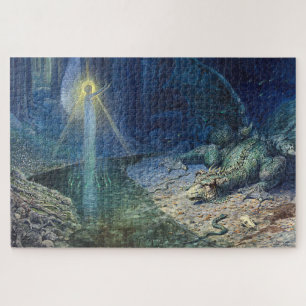 Dragon & Fairy  Fantasy Art Legpuzzel
