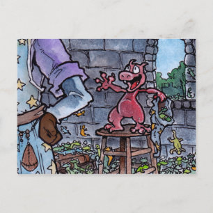 Dragon Familiar Briefkaart