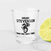 Dragon Family Logo  Shot Glas (Voorkant)
