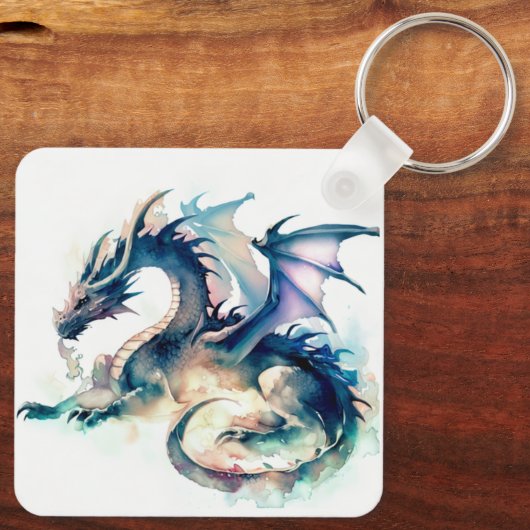 Dragon fantasiewereld sleutelhanger (Achterkant)