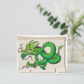 Dragon Fantasy 1 Briefkaart (Staand voorkant)