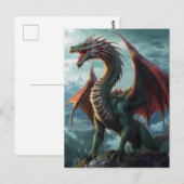 Dragon Fantasy Art Briefkaart (Voorkant / Achterkant)