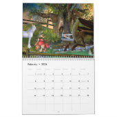 Dragon Fantasy Art elk jaar kiezen Kalender (Feb 2026)