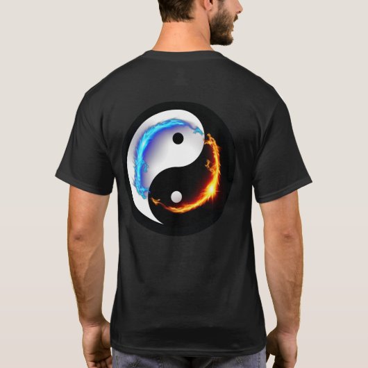 Dragon fantasy art t-shirt (Achterkant)