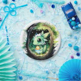 Dragon Fantasy Baby shower Papieren Bordje