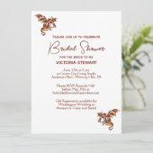 Dragon Fantasy Bridal Shower Kaart (Staand voorkant)