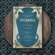 Dragon Fantasy Modern Deco Wedding