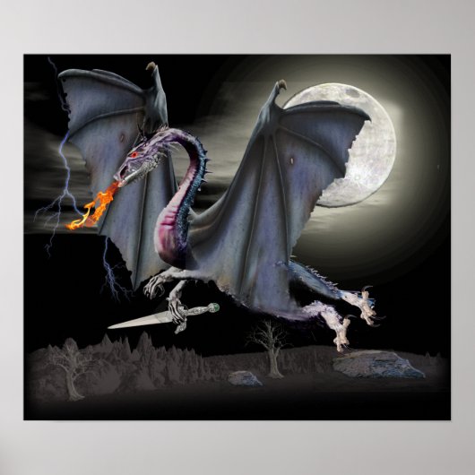 Dragon fantasy poster (Voorkant)