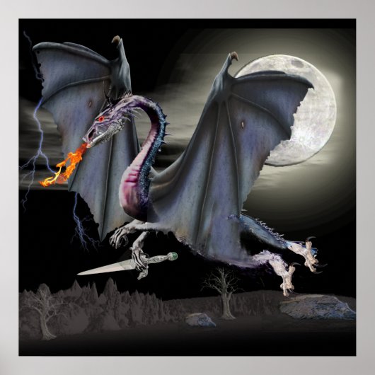Dragon fantasy poster (Voorkant)