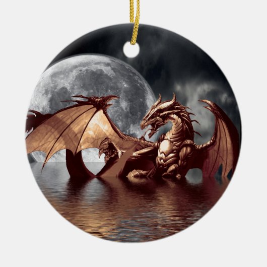Dragon Fantasy Tree Ornament (Voorkant)