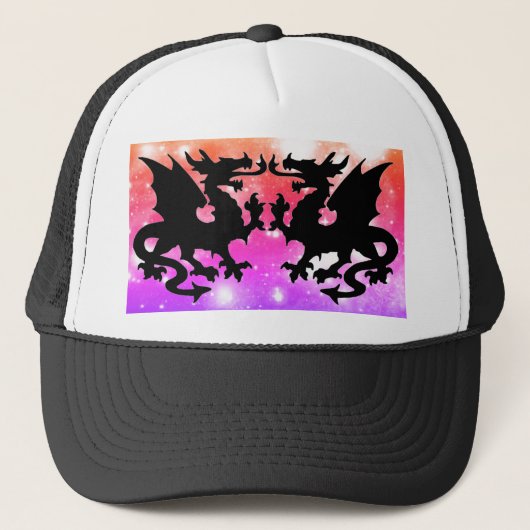 Dragon Fantasy Trucker Hat Trucker Pet (Voorkant)