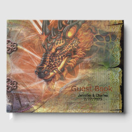 Dragon Fantasy Wedding Guest Book Gastenboek