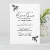 Dragon Fantasy White Vrijgezellenfeest Kaart (Staand voorkant)