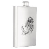 Dragon Fantasy Wild Animal Illustration Art Tattoo Flacon (Rechts)