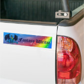 Dragon Fantasy Writer Bumpersticker (Op Truck)