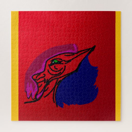 Dragon Fashionista Jigsaw Puzzle Legpuzzel (Verticaal)