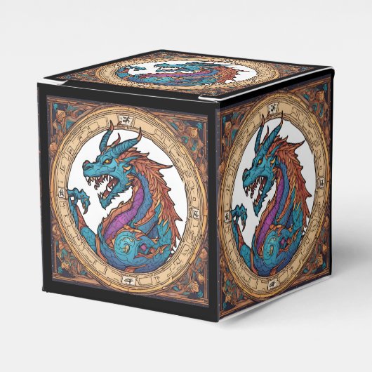 Dragon Favor Box Bedankdoosjes (Voorkant Zijde)