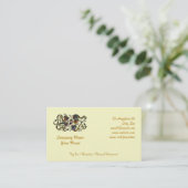 Dragon Fighter Fighting Dragons Visitekaartje (Staand voorkant)