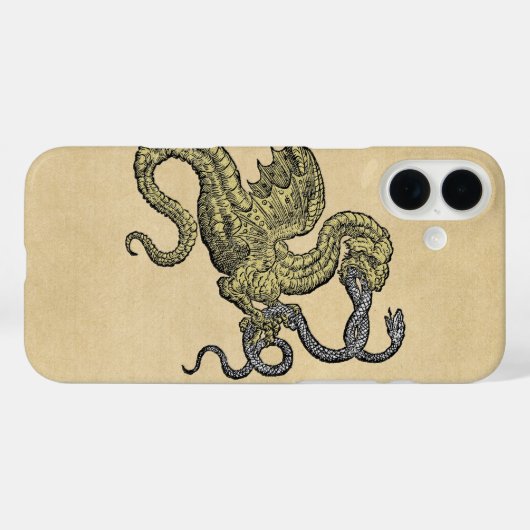 Dragon Fighting Snake Case-Mate iPhone Case (Achterkant (horizontaal))