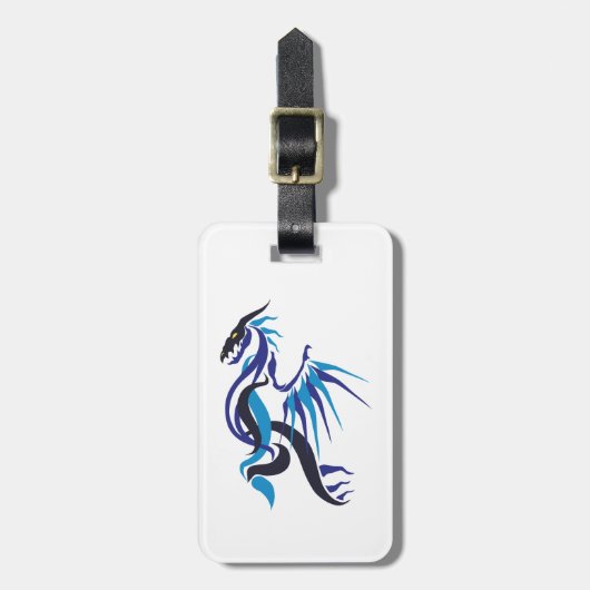 Dragon Fire Bagagelabel (Voorkant verticaal)