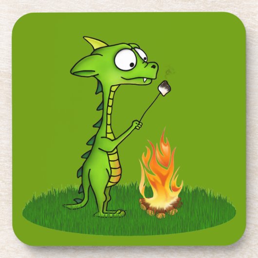 Dragon Fire Bier Onderzetter (Voorkant)