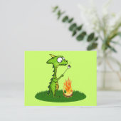 Dragon Fire Briefkaart (Staand voorkant)