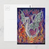 Dragon Fire Briefkaart (Voorkant / Achterkant)